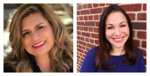 MHSOAC Chair Mara Madrigal-Weiss (left) and Vice Chair Mayra E Alvarez